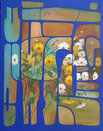 Oil on Stretched CanvasSize: (610x760x18)mmUnframedR7000 RESERVED